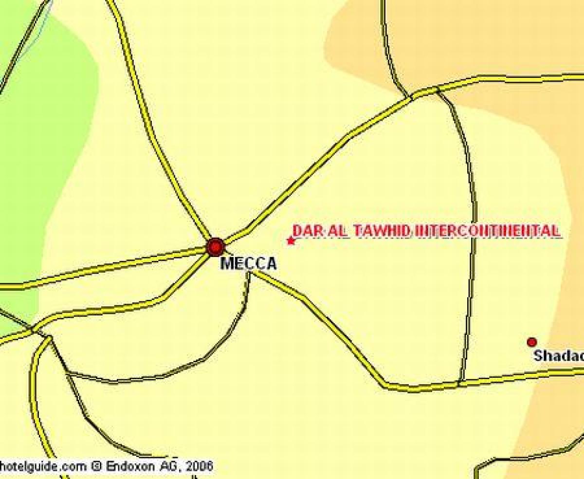 mappa di ibrahim khalil strada Makkah