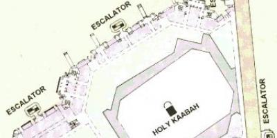 Mappa della Kaaba sharif